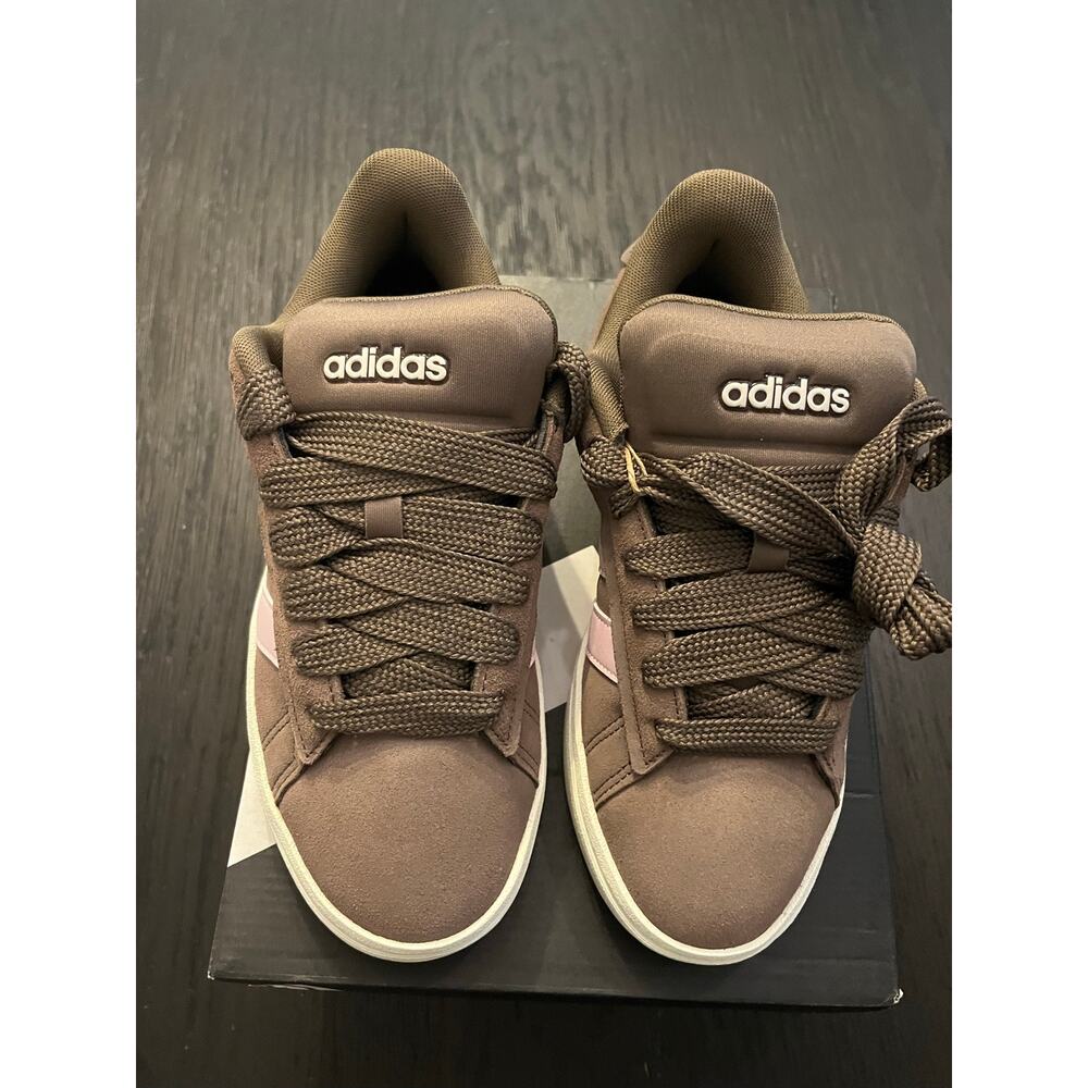 NEW ADIDAS Grand Court Aplha 00s Women's 9.5 JR0541 Earth/ Pink - Picture 7 of 8